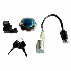 SWITCH INTERRUPTOR DE ENCENDIDO C/TAPON DE GASOLINA Y SEGURO DE ASIENTO 1 JGO 12V 5A