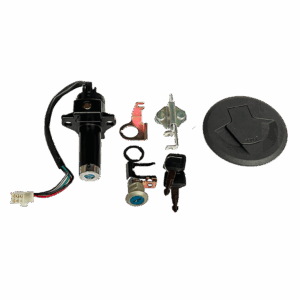 SWITCH INTERRUPTOR DE ENCENDIDO C/TAPON DE GASOLINA Y SEGURO DE ASIENTO 12V, 5A