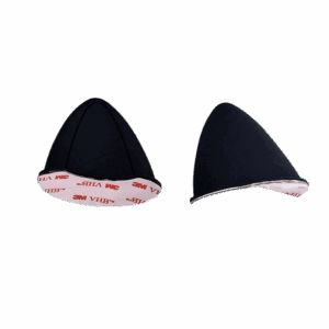 OREJAS DE GATO PARA CASCO DE SILICON NEGRO