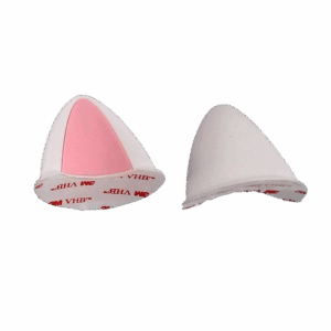 OREJAS DE GATO PARA CASCO DE SILICON BLANCO/ROSA