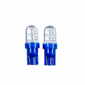 FOCO DE PELLIZCO C/ESTROBO LED AZUL 12Vcc 1W 1 JGO