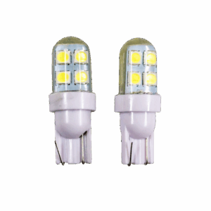 FOCO DE PELLIZCO C/ESTROBO LED BLANCO 12Vcc 1W 1 JGO
